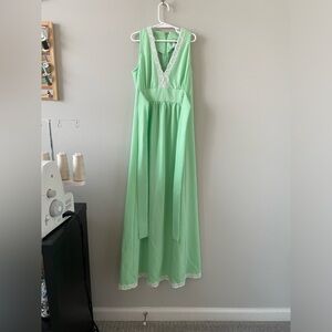 Mint vintage maxi dress